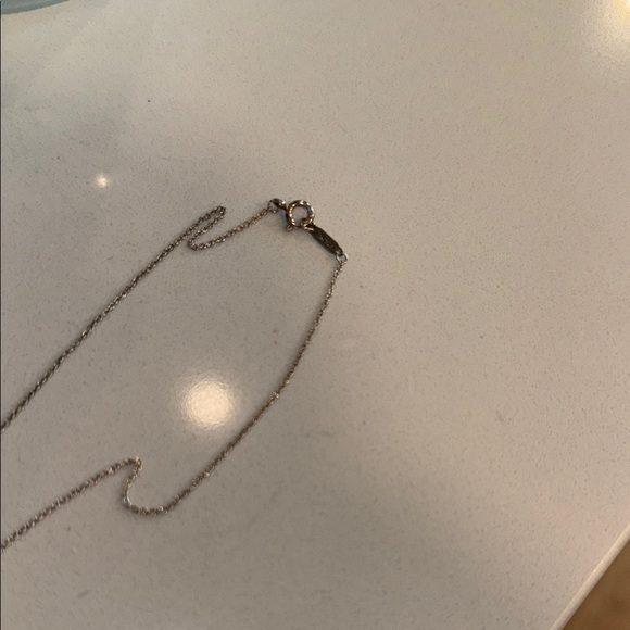 Tiffany & Co. Silver and Blue Classic Necklace 16 inch - Picture 5 of 6